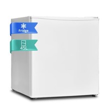 Smad 46L Mini Fridge Counter Top Small Refrigerator Drinks Cooler Home White