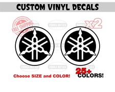 Two YAMAHA Logo Decals, YAMAHA
