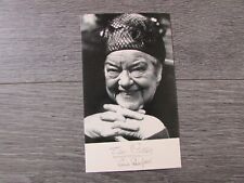 Violet Carson as Ena Sharples in Coronation Street Pre Printed Signed Cast Card