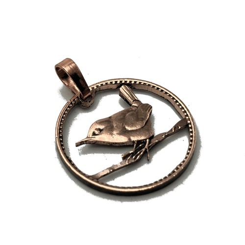 Wren farthing cut - wren,