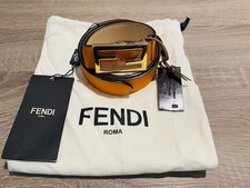 Fendi Orange/Nude Leather