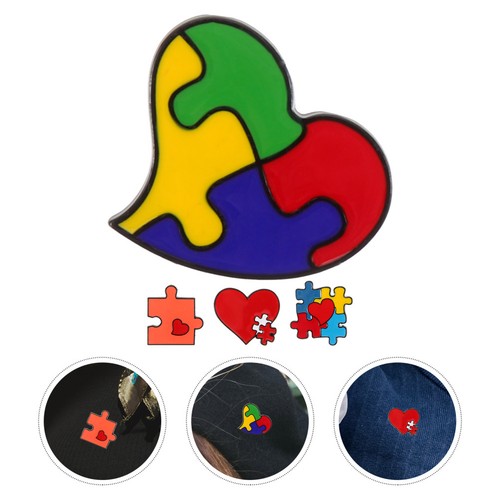 4pcs bright rainbow puzzle - rainbow,