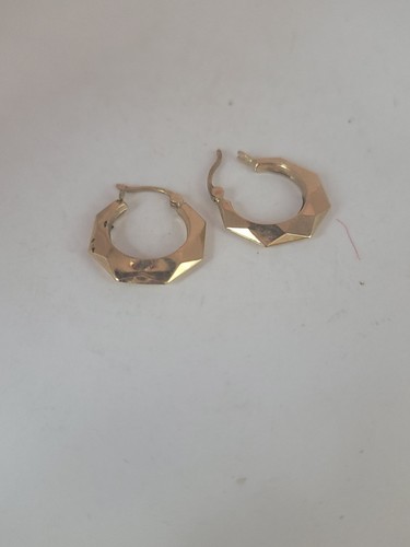 Vintage 9ct gold faceted - vintage,