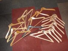 JOB LOT VINTAGE WOODEN CLOTHES