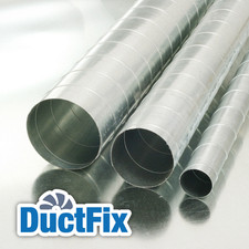 630Ø Spiral Metal Ducting & Ductwork 3 mtr Length - Uks Cheapest Supplier Online
