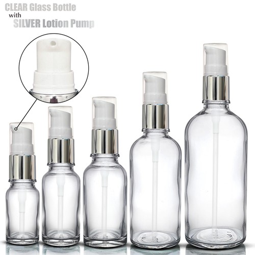 Clear glass bottle with - glass,