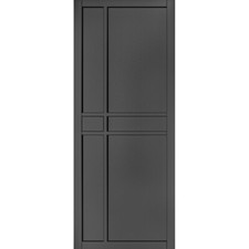 Dalston Black Fully Finished Internal Door, Internal Door