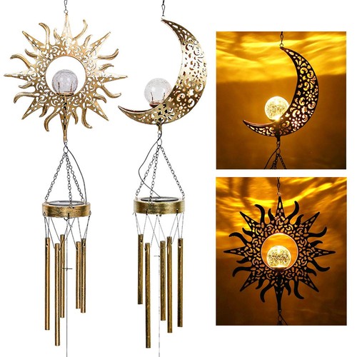Solar hanging metal - wind, chime