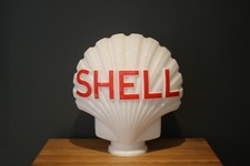 Shell Classic Petrol Pump Globe Glass Oil Gas Automobilia Memorabilia 