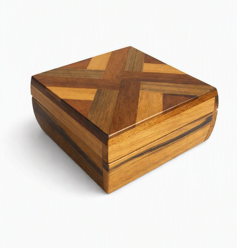 Vintage square lidded - vintage,