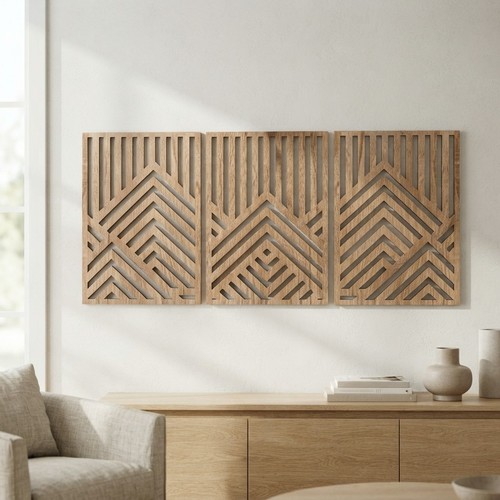 Modern minimalist 3pcs wooden - modern,