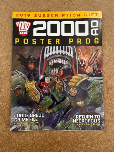 2000ad poster programme free - 2000ad,