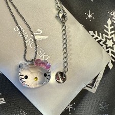 Hello kitty Swarovski Crystal Necklace