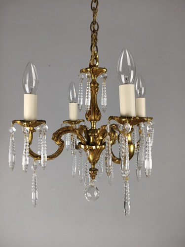 French gilded brass light - french,
