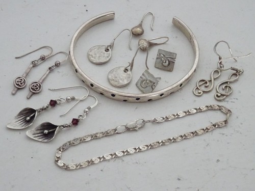 Sterling silver jewellery - silver,
