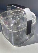 Vintage Guzzini Lucite Ice Cream, Amanda Line, Square Cube Design A. Wells "80