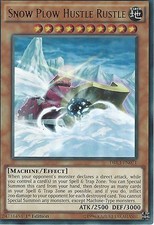 YU-GI-OH ULTRA RARE CARD: SNOW PLOW HUSTLE RUSTLE - DRL3-EN071 - 1st EDITION