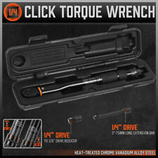 1/4" 3/8" Sq Drive Ratchet Torque Wrench Calibrated Tool 2.26-22.6Nm 20-200In-Lb