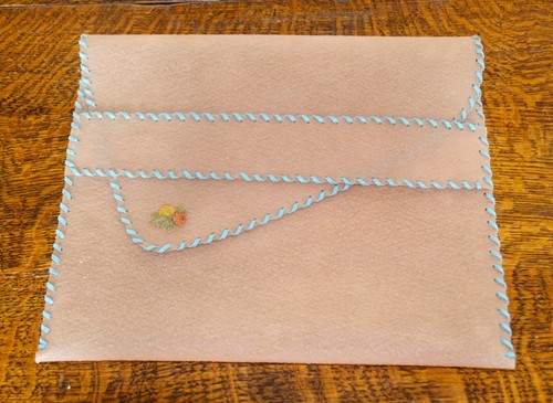 Vintage pink glove case - case, pj