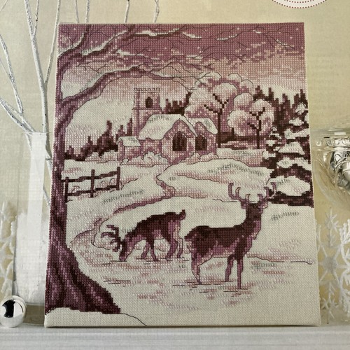 Winter christmas snow scene - winter,