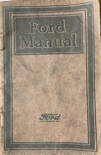 Ford manual 1920 - manual, and