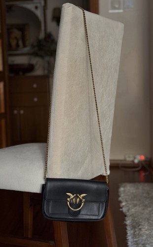 Pinko black mini love - mini, bag