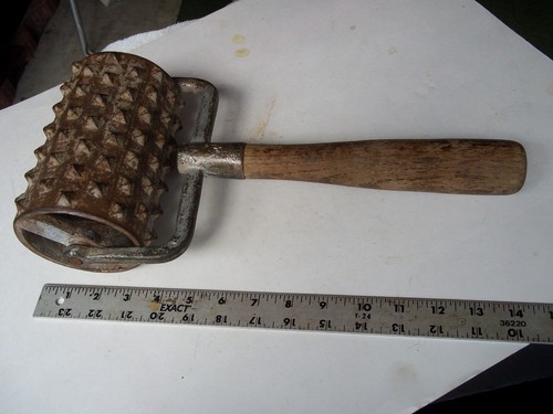 Vintage concrete roller - vintage,