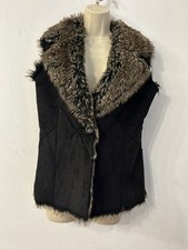 Black Faux Suede Fur Lined
