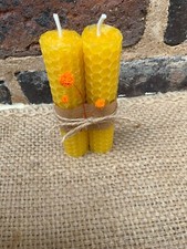 100 beeswax candles - candles, hand