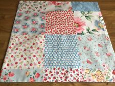Square Cushion Cover Made W/ Cath Kidston Patchwork & Ditsy Spot Light Fabric