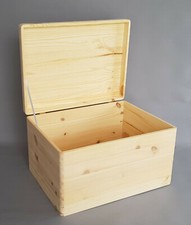 Large Wooden Box with No