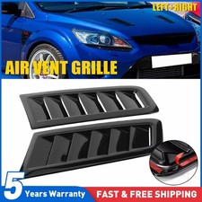 2x Bonnet Vents Hood Trim ABS