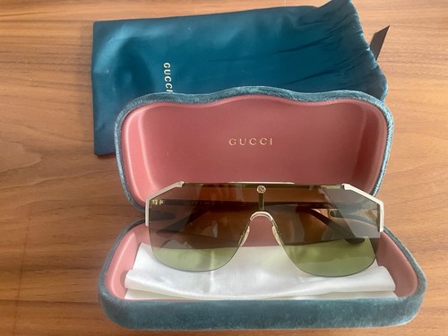 Gucci gg0291s oversized shield - gucci,