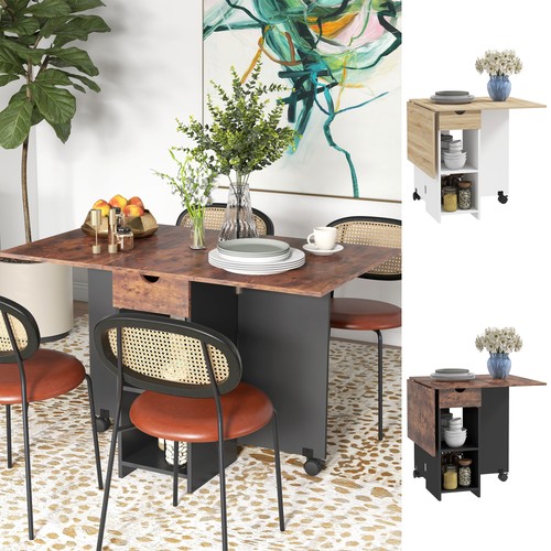 Folding dining table - table,, drop