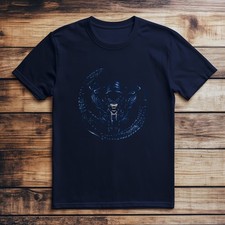 Alien Queen Bull T-shirt Popular TV and Film Fan Art T-Shirt
