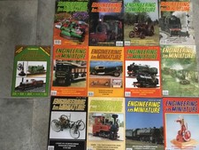 1991 ENGINEERING IN MINIATURE MAG MODEL TRAINS STEAM ENGINE X 13 FULL YEAR RARE
