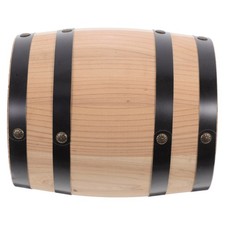  Small Wooden Barrel Miniature