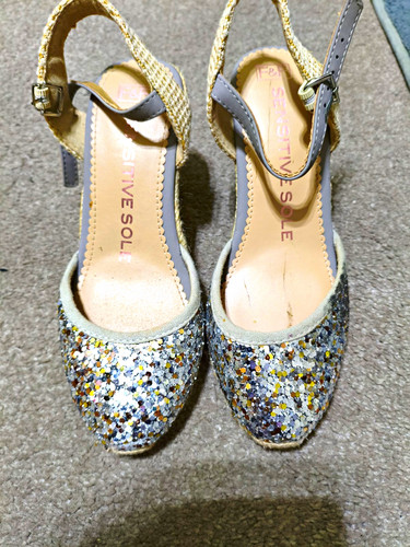 Sensitive sole silver - sole, silver/gold
