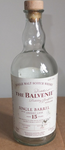 The balvenie single - single, sherry