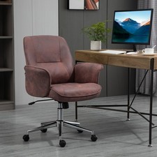 Swivel Computer Office Chair Mid Back Desk Chair Home Office Study Bedroom