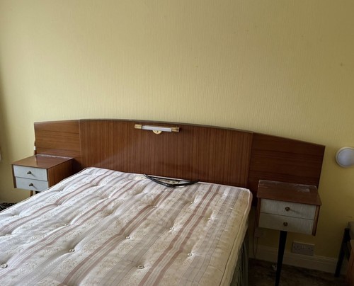Mid century vintage head board - vintage,