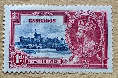 Barbados 1935 241 1d - barbados, kgv