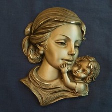 Pewter Woman & Child Decor 3D