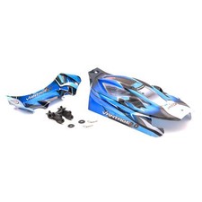 FTX Vantage 2.0 Printed Bodyshell Blue/Black & Rear Wing FTX6289BL FTX6290BL