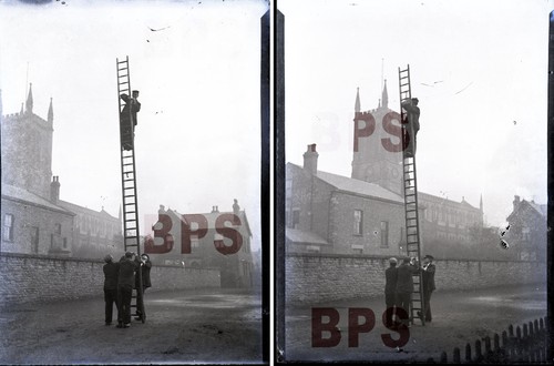 Antique glass negatives - glass,