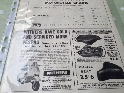 Vespa douglas 125cc withers - vespa,