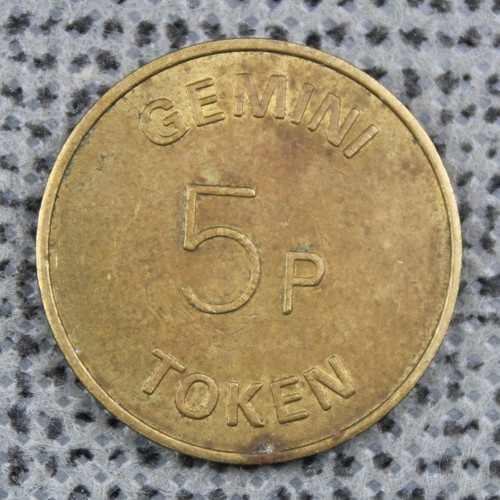 Token gemini five pence - gemini, 5p
