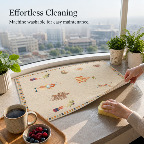 Velvet bay window mat - bay,