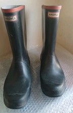 ARGYLL Wellington Boots Hunter Wellies UK 10 - repair patch req. see pics