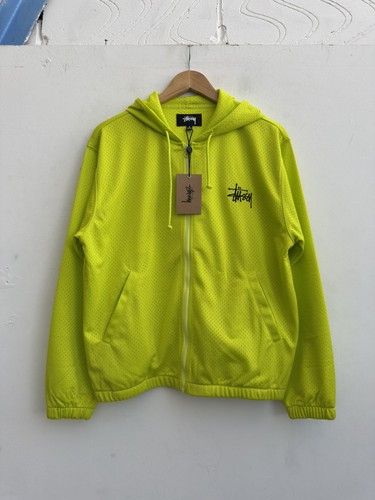 Stussy athletic mesh zip - zip, up